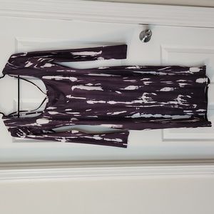 Mid length long sleeve dress